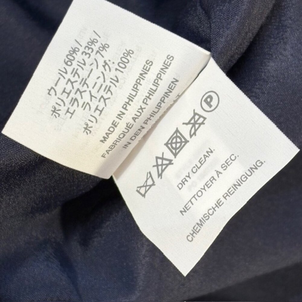 JCrew Womens Navy Double Tiered Ruffle Lined Skirt Size 2P - Picture 9 of 10